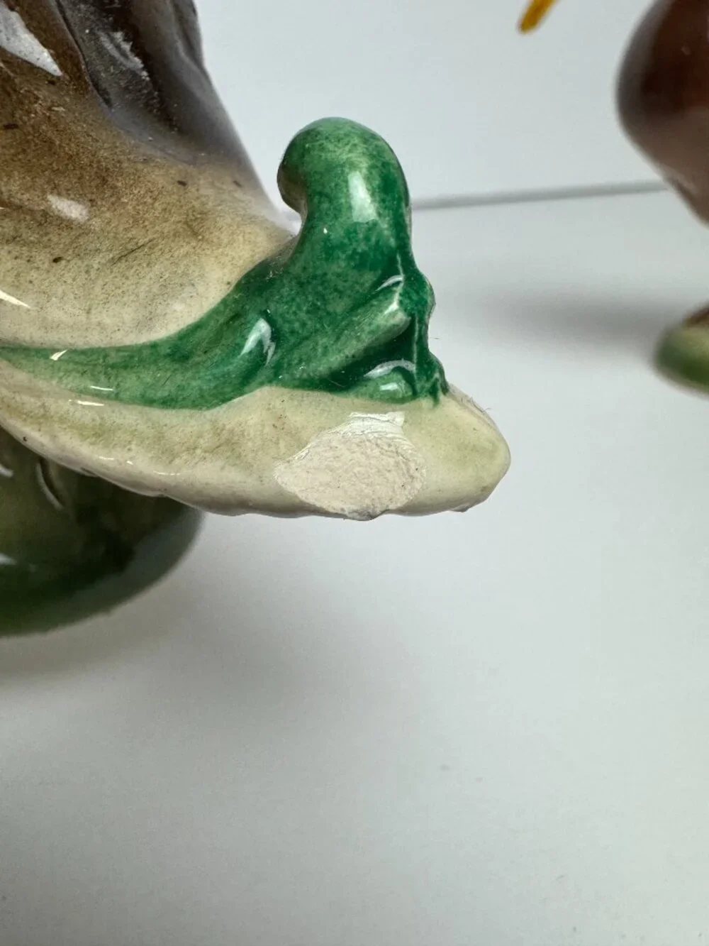 Vintage THAMES  Set of 2 Mallard Duck Ceramic Glazed Collectible Hunting